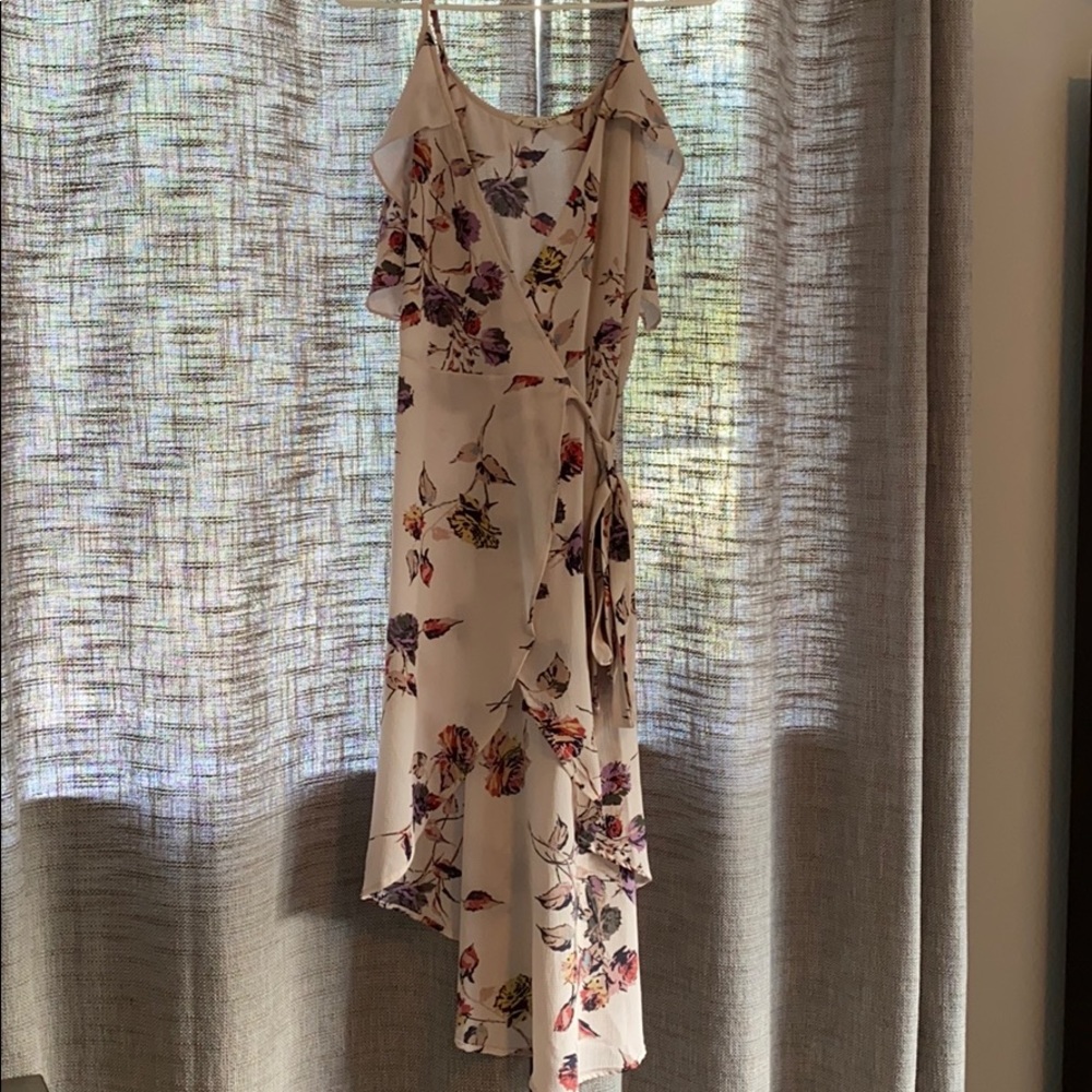 Flower, Wrap Dress
